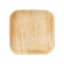 Load image into Gallery viewer, Palm Leaf Square Plates 6&quot; Inch (Set of 100/50/25)
