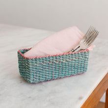 Load image into Gallery viewer, All Purpose Storage Tray | Aqua + Pink
