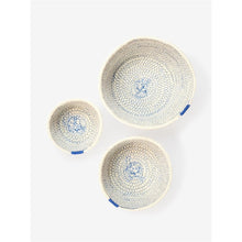 Load image into Gallery viewer, Amari Bowl - Blue (Set of 3)
