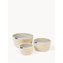Load image into Gallery viewer, Amari Bowl - Blue (Set of 3)
