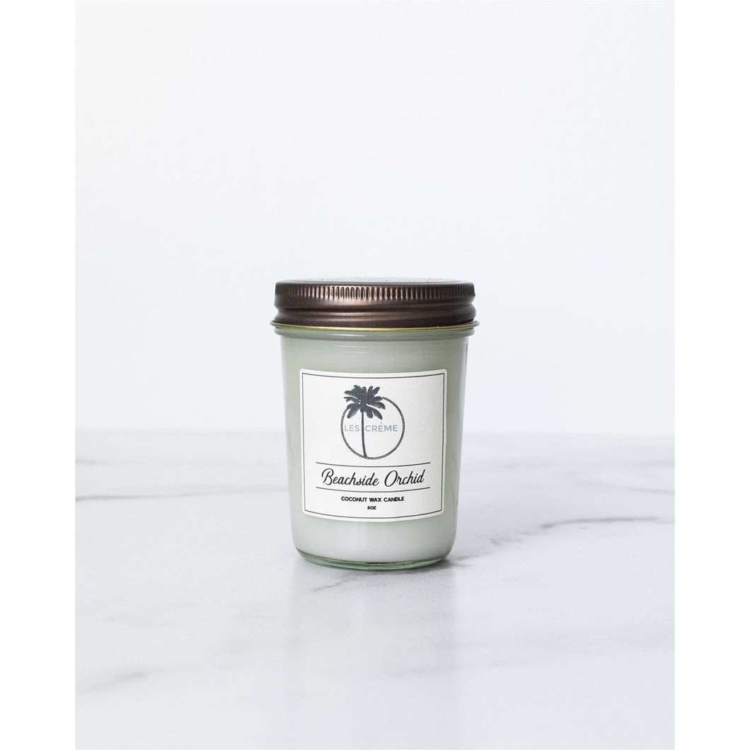 Beachside Orchid Scent Coconut Wax Candle