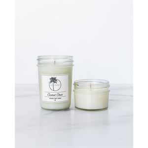 Coconut Oasis Scent Coconut Wax Candle