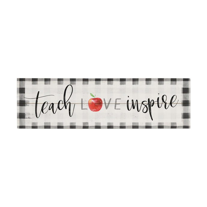 Teach Love Inspire Vintage Pallet Board