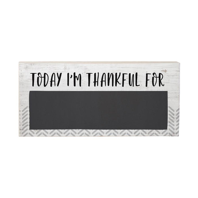 Today I'm Thankful Chalk Talk