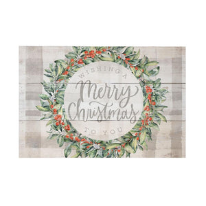 Wishing a Merry Christmas Rustic Pallet