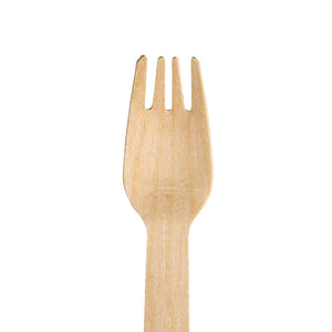 Wooden Disposable Forks (100 count)