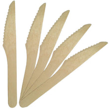 Load image into Gallery viewer, Wooden Disposable Knives (100 count)
